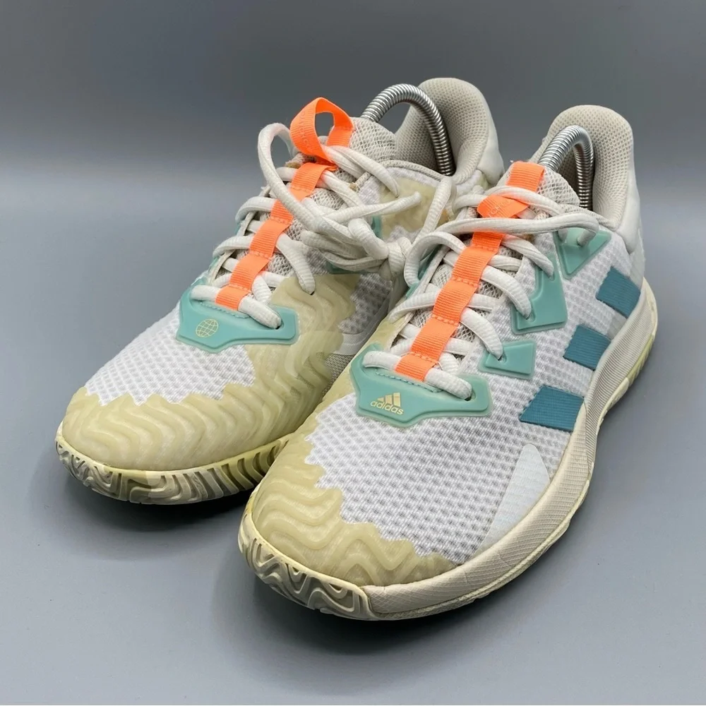 Adidas Womens Solematch Control White Running Shoes Sneakers​ - Picture 4 of 4